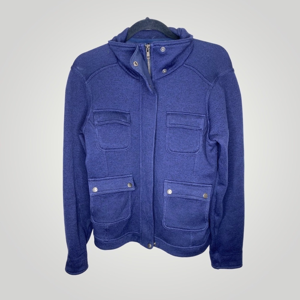 Patagonia Navy Better Fleece Utility Jacket M Zip-Up Outdoor Warm Layer - Picture 2 of 13